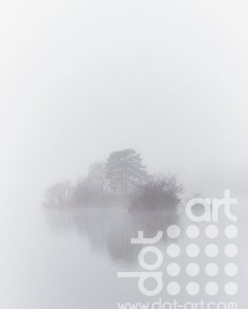 Misty Island Rydal Water by Chris Routledge