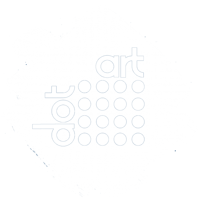 dotart logo white RGB • dotart