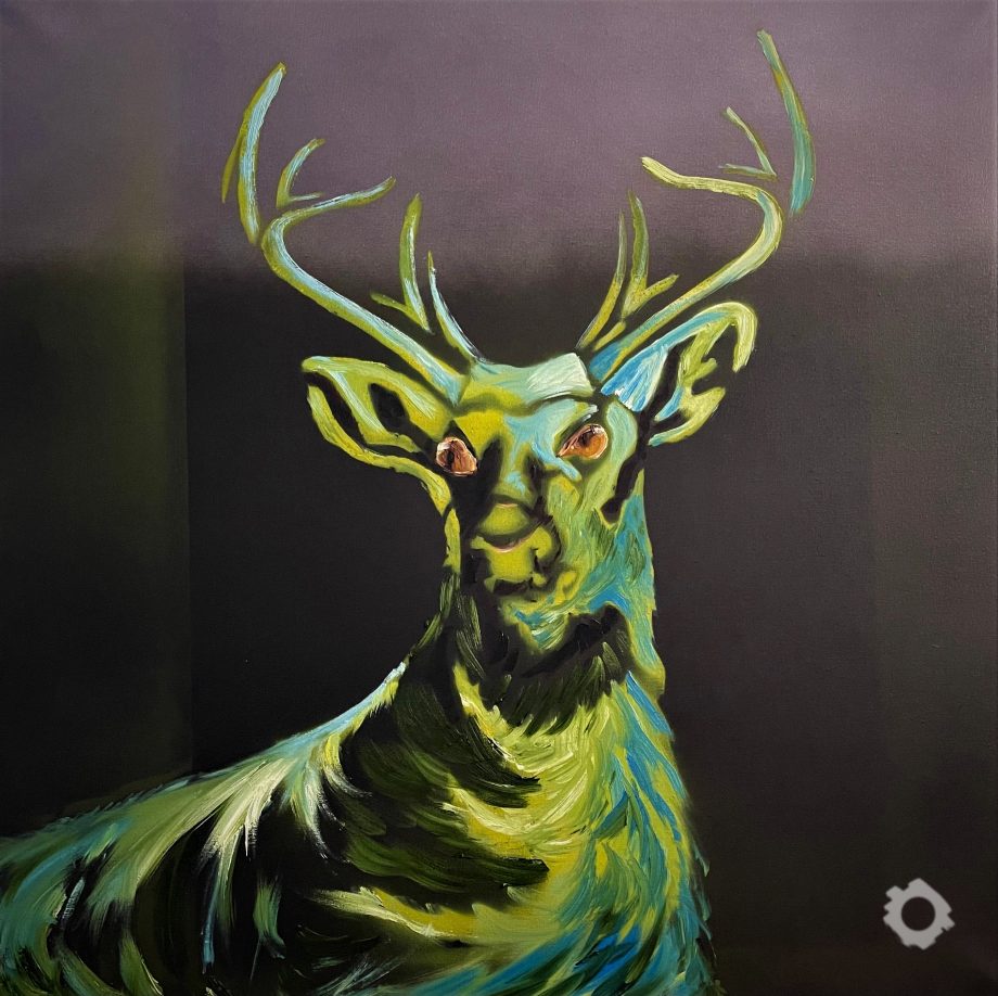 Startled Reindeer – Suzanne Grace