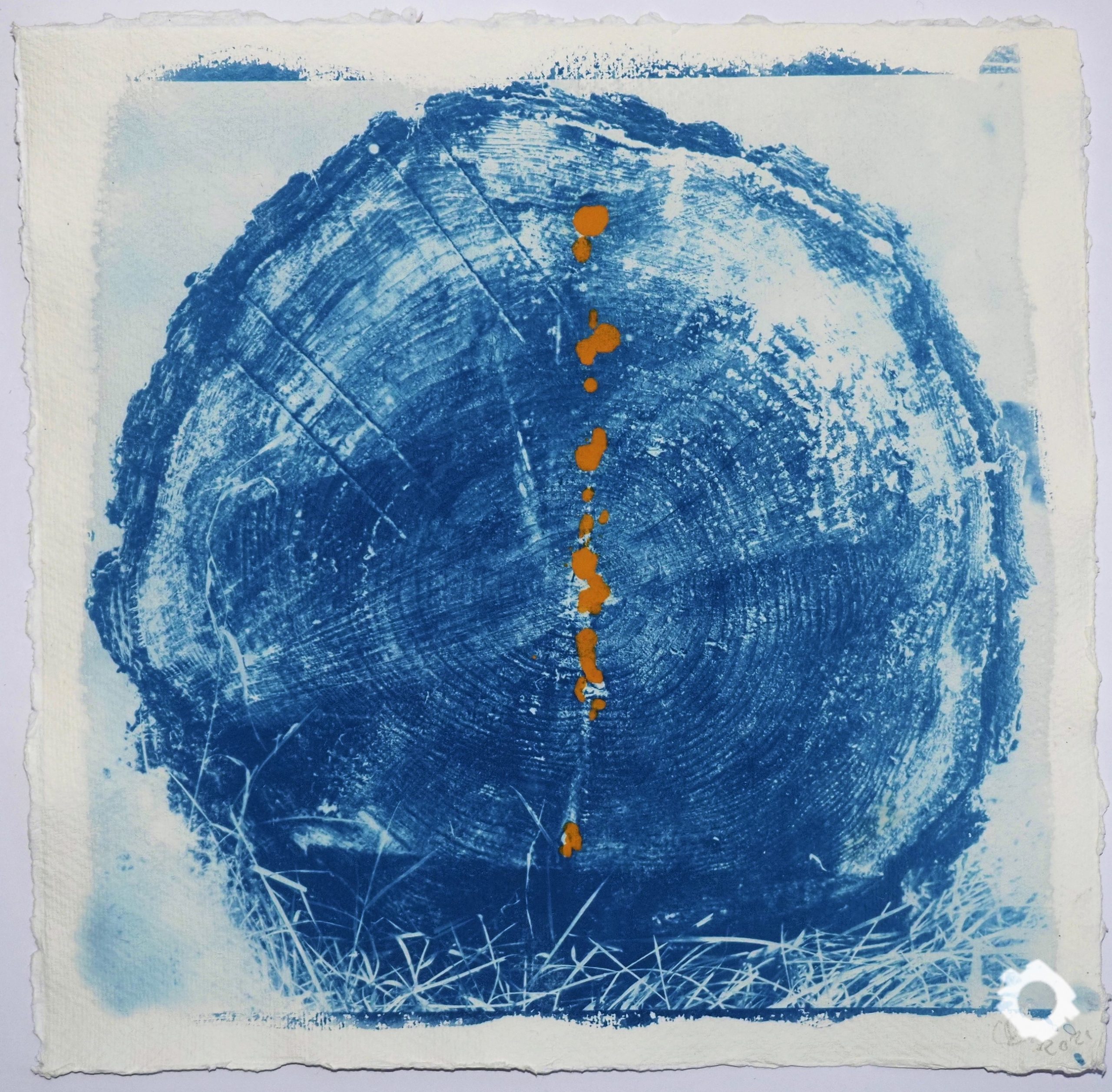 Say Goodbye to the Larches Study 5 • dot-art