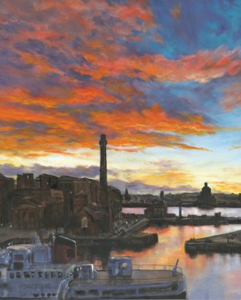 Mersey River Mersey Sky-Gold