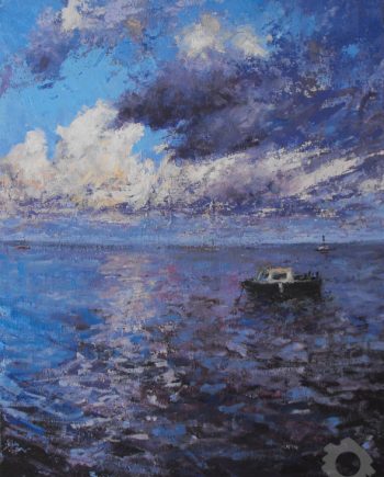 Boats Moored At Meols, Wirral