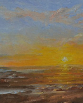 Sunset Over Crosby Beach