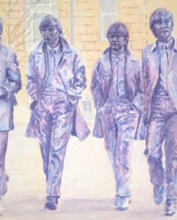 The Beatles Statue At The Pier Head, Liverpool